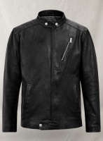 (image for) Motorad Black Biker Leather Jacket