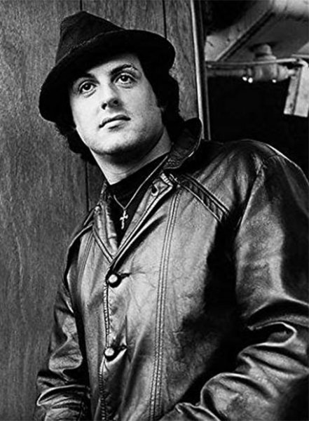 (image for) Sylvester Stallone Rocky 2 Leather Trench Coat