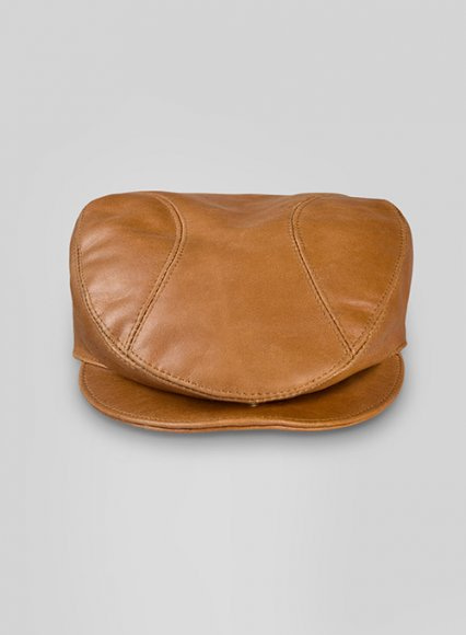 (image for) Canberra Tan Leather Cap