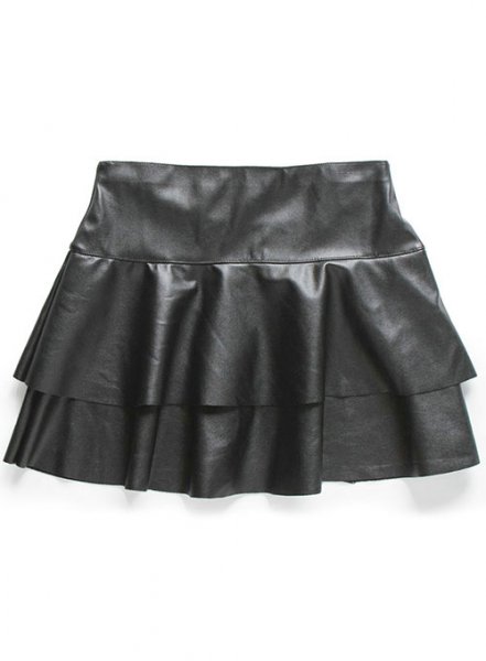 (image for) Baseball Flare Leather Skirt - # 482