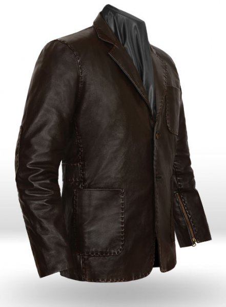 (image for) Fast and Furious 7 Jason Statham Leather Blazer