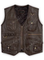 (image for) Chris Pratt Jurassic World Fallen Kingdom Leather Vest