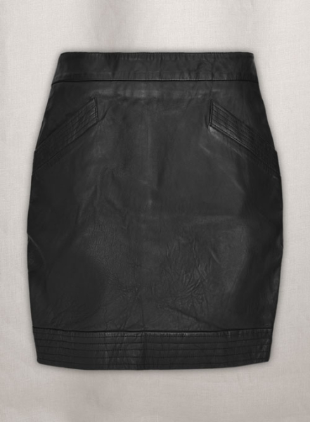 (image for) Dart Leather Skirt - # 456