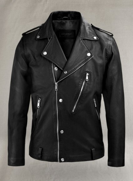 Beast Black Biker Leather Jacket