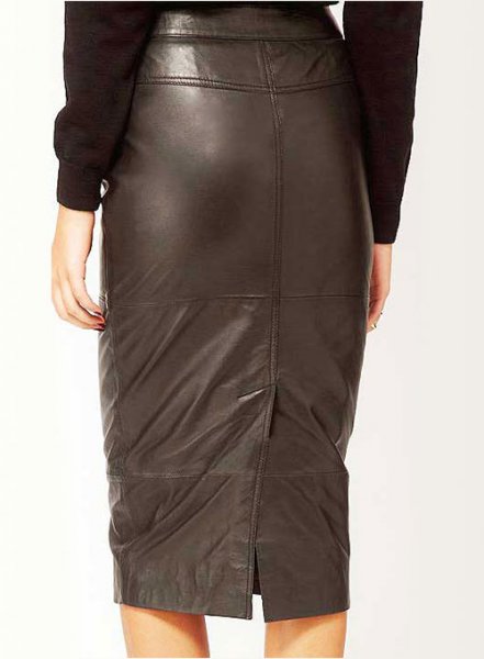 (image for) Claremont Leather Skirt - # 417