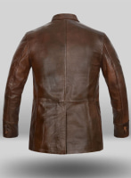 (image for) Spanish Brown Leather Blazer - #716