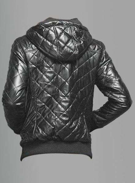 (image for) Hooded Leather Jacket - # 627