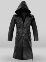 (image for) Black Assassin's Creed Jacob Frye Leather Long Coat