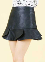 (image for) Flutter Leather Skirt - # 152