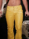 (image for) Yellow Leather Jeans