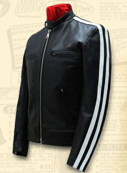 (image for) Leather Jacket Sportsman Stripe