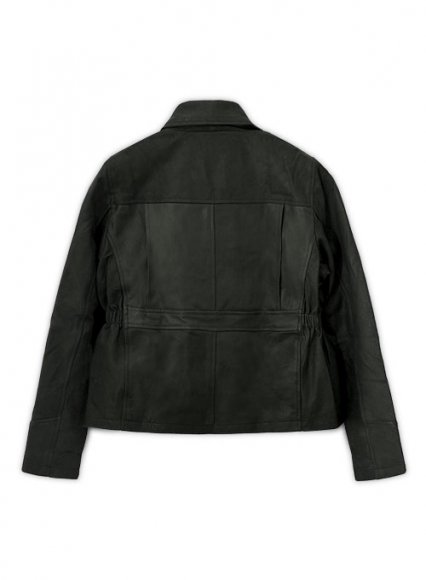 (image for) Distressed Black Katniss Hunger Games Leather Jacket - 42 Female
