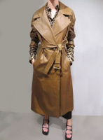 (image for) Milan Leather Long Coat