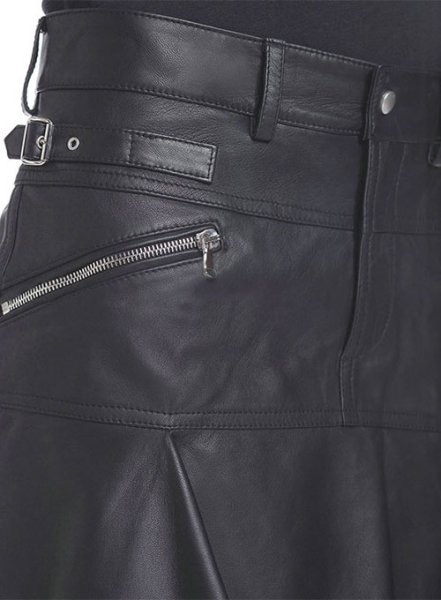 (image for) Blitz Flare Leather Skirt - # 486