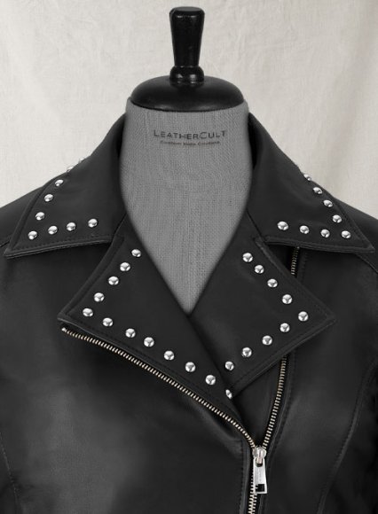 (image for) Eva Studded Leather Jacket