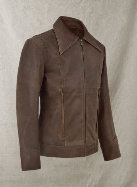 (image for) Vintage Brown Grain X Men Days of Future Past Leather Jacket