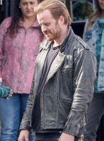 (image for) Robert Kazinsky Captain Marvel Leather Jacket