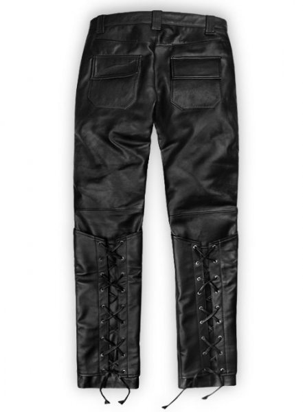 (image for) Ryder Leather Biker Jeans