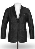 (image for) Black Hampton Leather Blazer