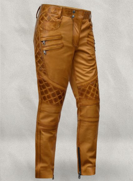 (image for) Outlaw Burnt Mustard Leather Pants