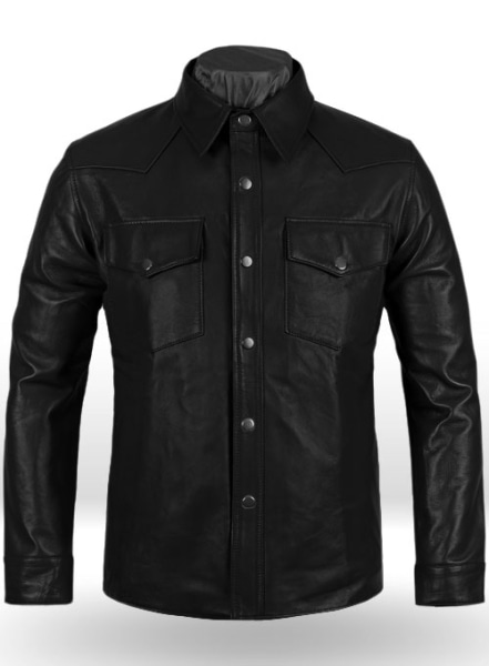 (image for) Leather Shirt Jacket - #1S