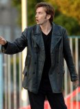 (image for) David Tennant Doctor Who Leather Trench Coat