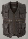 (image for) Soft Louis Brown Washed & Wax Chris Pratt Jurassic World Vest