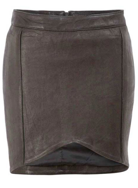 (image for) Pique Twist Leather Skirt - # 174