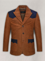 (image for) Suede Western Leather Blazer