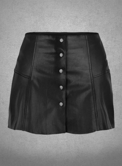 (image for) Nichole Bloom Leather Skirt