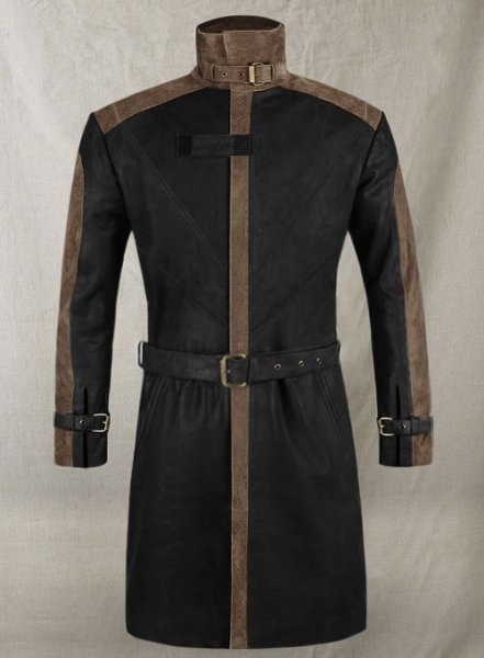 (image for) Aiden Pearce Watch Dog Leather Trench Coat