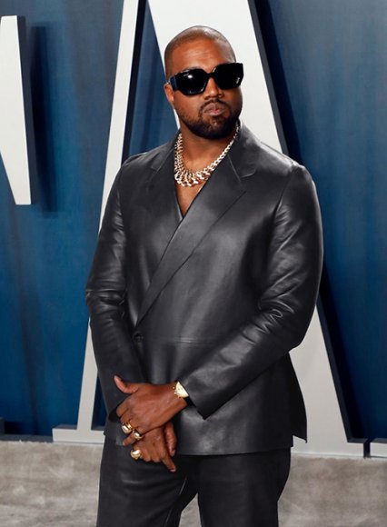 (image for) Kanye West Kimono Wrap Leather Blazer