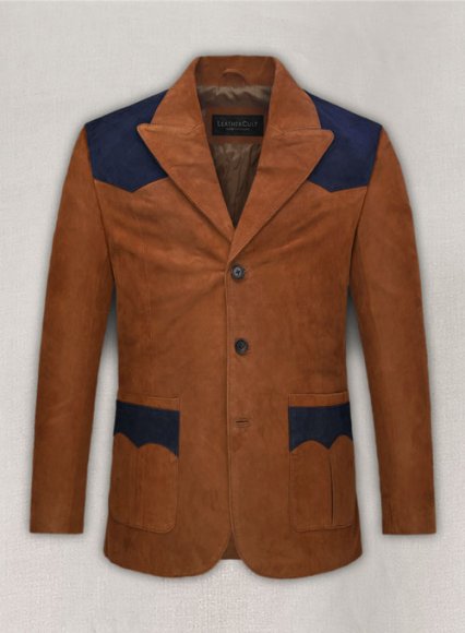 Suede Western Leather Blazer