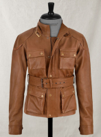 (image for) Log Cabin Brown Wax Leather Jacket #286