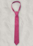 (image for) Bright Pink Leather Tie