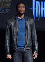 (image for) Chadwick Boseman Leather Jacket