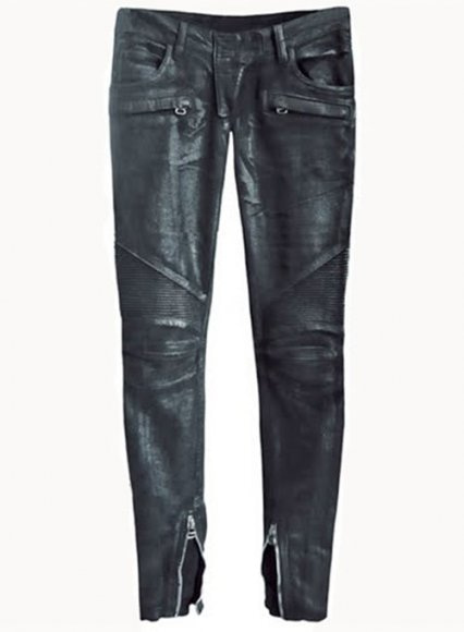 Leather Biker Jeans - Style #555