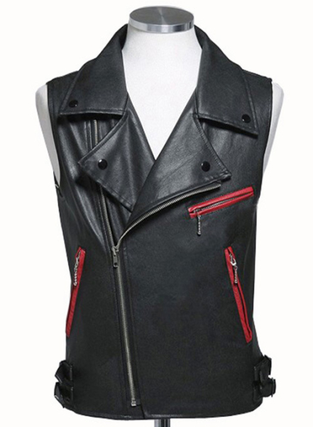(image for) Leather Biker Vest # 310
