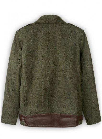 (image for) Tweed Leather Combo Jacket # 666