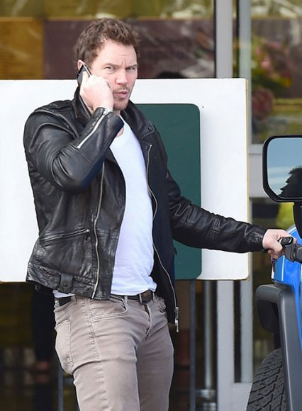 Chris Pratt Leather Jacket #2