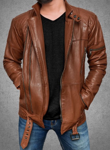 (image for) Cruiser Biker Leather Jacket