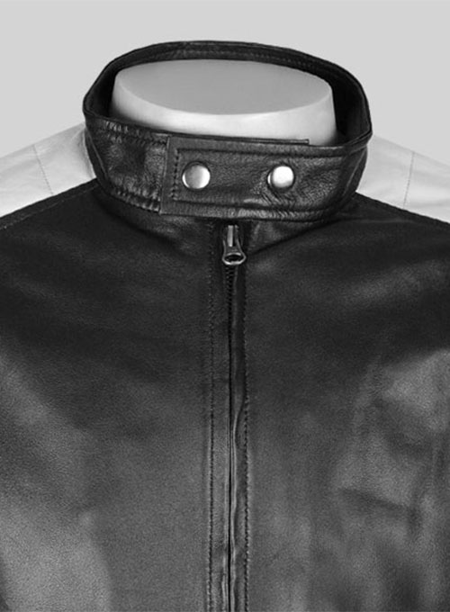 (image for) Black Fight Club Leather Jacket - Click Image to Close