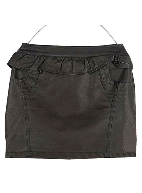 (image for) Haute Hippie Leather Skirt - # 127 - Click Image to Close