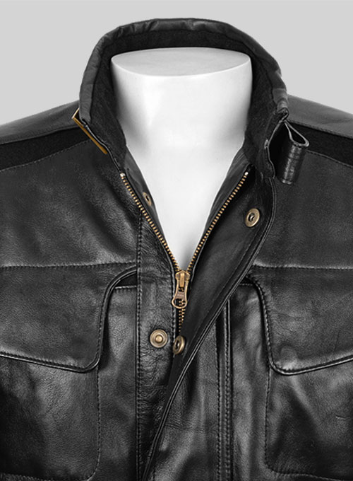 (image for) Avengers Age of Ultron Nick Fury Leather Jacket - Click Image to Close