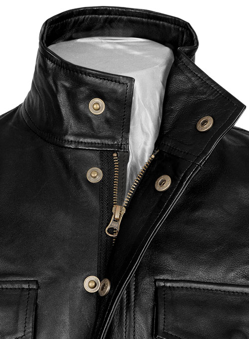 (image for) Black Leather Jacket # 126 - Click Image to Close