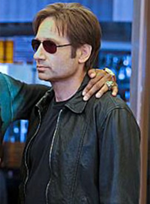 (image for) Californication Hank Moody Season 5 Leather Jacket - Click Image to Close