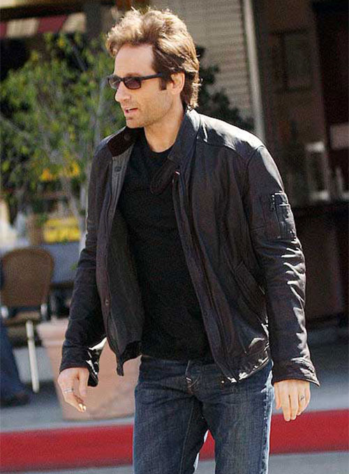 (image for) Californication Season 3 Hank Moody Leather Jacket - Click Image to Close