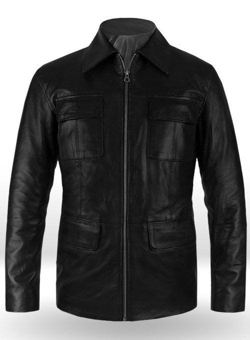 (image for) Damon Salvatore Leather Jacket - Click Image to Close