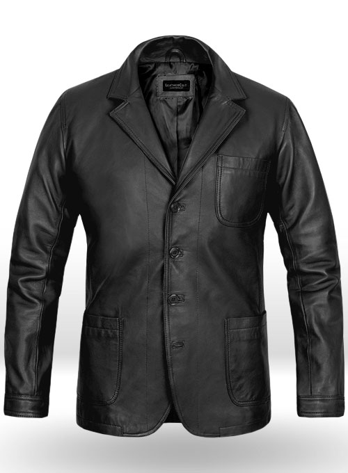 (image for) Daniel Craig Leather Blazer - Click Image to Close