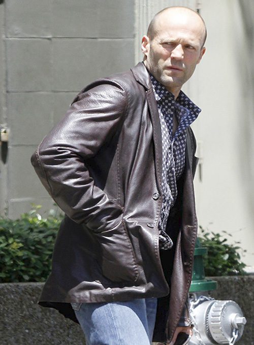 (image for) Fast and Furious 7 Jason Statham Leather Blazer - Click Image to Close